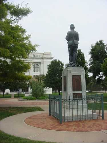 The Courthouse Soldier at "The Rifleman" Monument